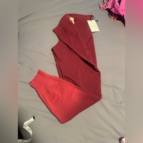 Electric & Rose Pants - Electric & Rose Red Ombre Sweatpants